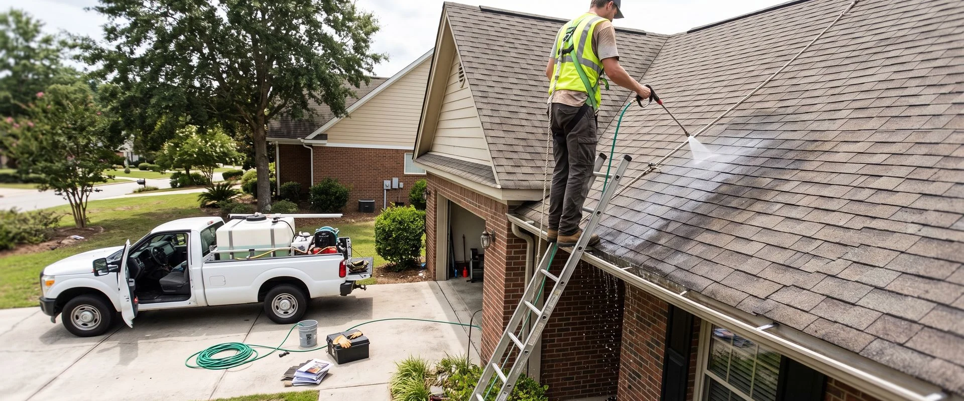 Roof Soft Washing